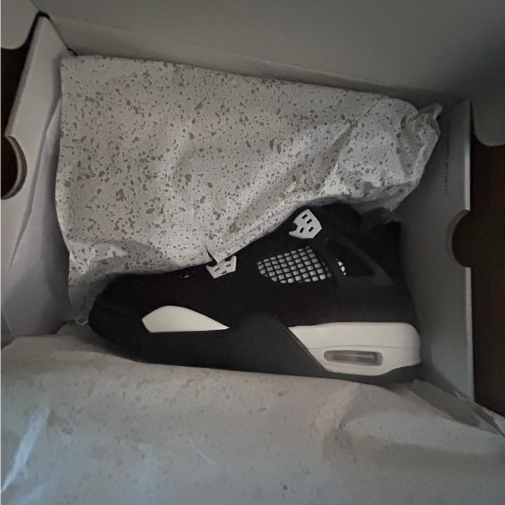 Jordan Black and White Sneakers
